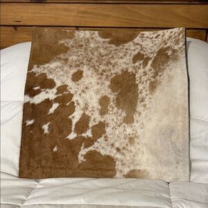 Cowhide Pillow Cover